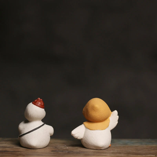 Mascotte de Thé Coq en Zisha
