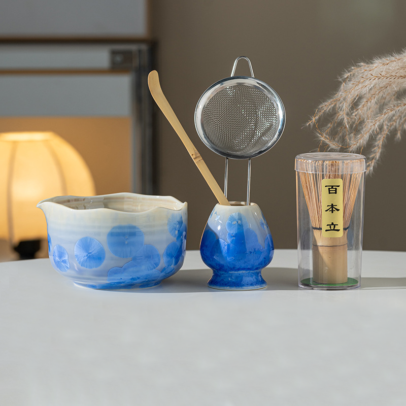 Set Matcha 530ml Bol Contour Ondulé Design Unique
