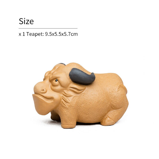 Mascotte de Thé Bouddha Bambou en Argile