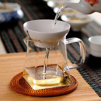 Théières en verre 300ml carré