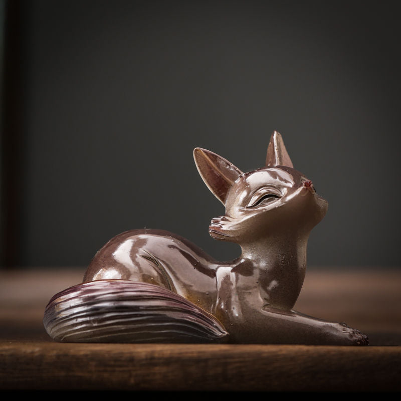 Mascottes de thé renard