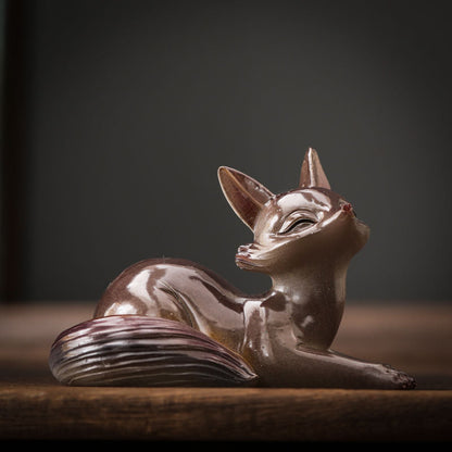 Mascottes de thé renard