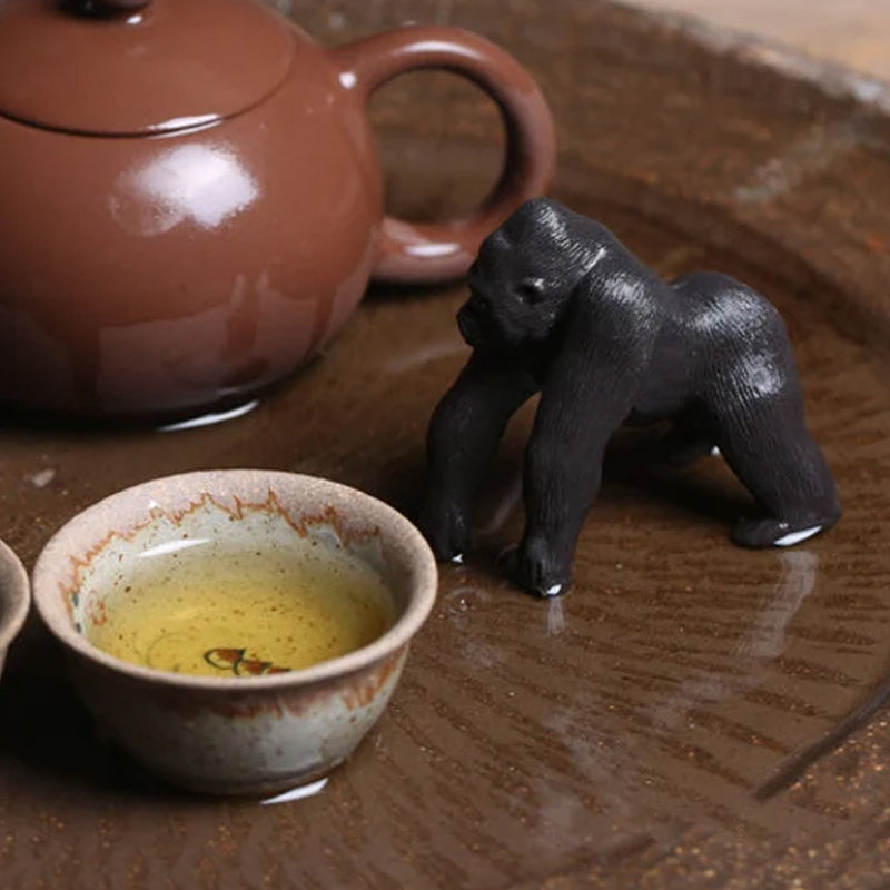 Mascottes de thé Gorilla en céramique