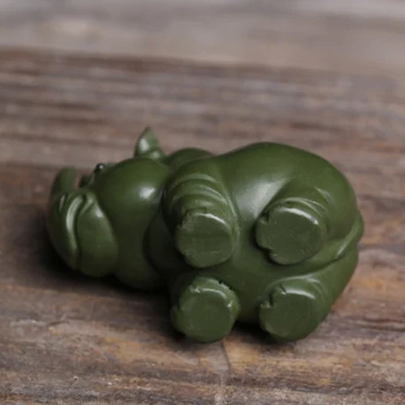 Mascottes de thé rhinocéros en céramique