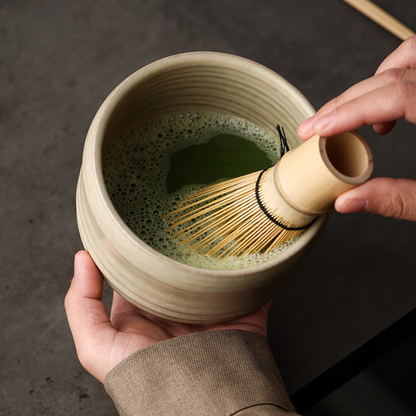 Set Matcha 470ml Japonais Authentique Bambou Fouet