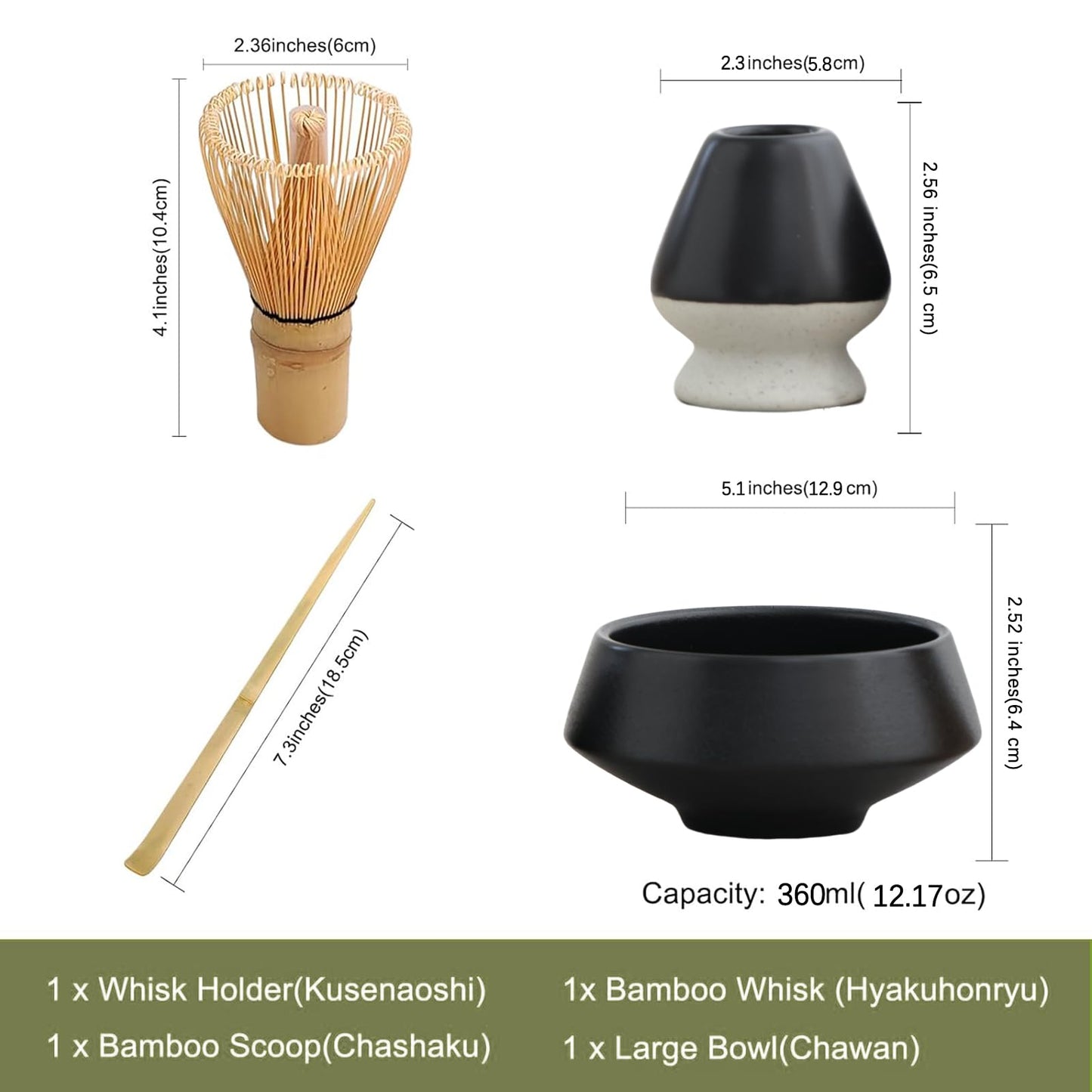 Set de matcha 360ml