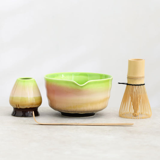 Set Matcha 500ml Cérémonie Jade Vert Naturel