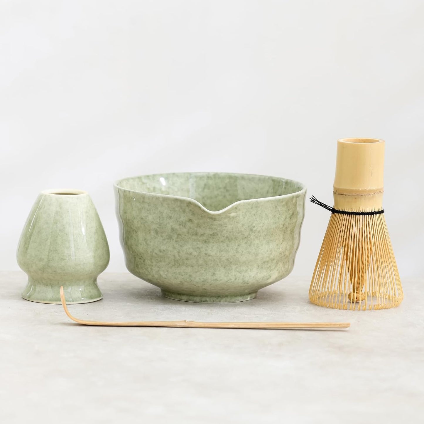 Set Matcha 500ml Nature Glaçure Vert Mousse