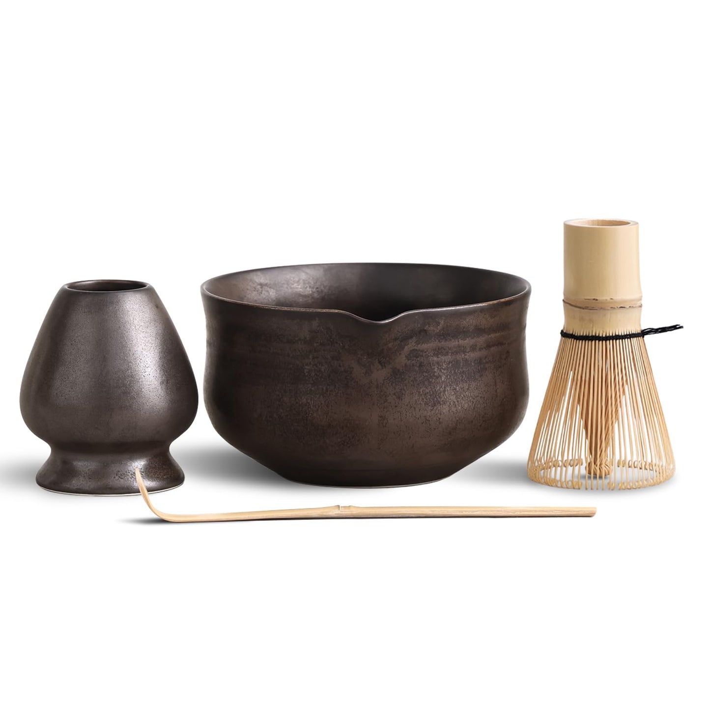 Set Matcha 500ml Bol Glaçure Dégradé Vert