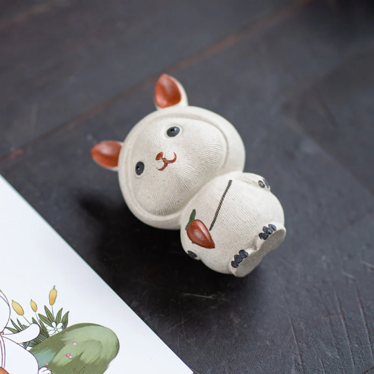 Mascotte de Thé Cygne en Zisha