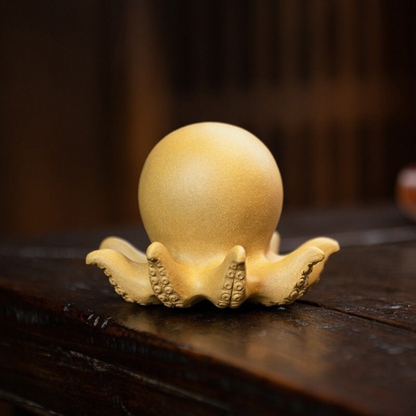 Mascotte de Thé Bouddha Méditant en Céramique