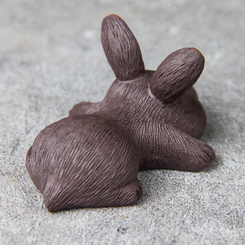 Mascottes de thé lapin en argile