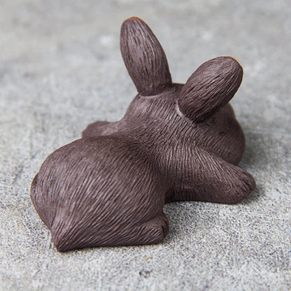 Mascottes de thé lapin en argile