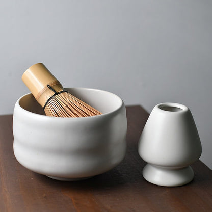 Set de matcha 450ml Blanc simple