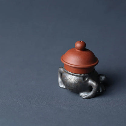 Mascottes de thé grenouille en céramique