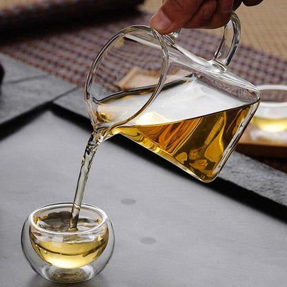 Théières en verre 300ml carré
