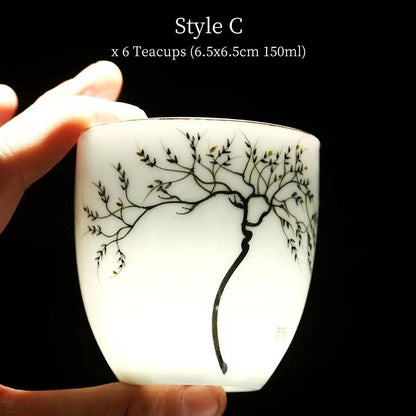 Tasse à thé céramique 150ml Granit
