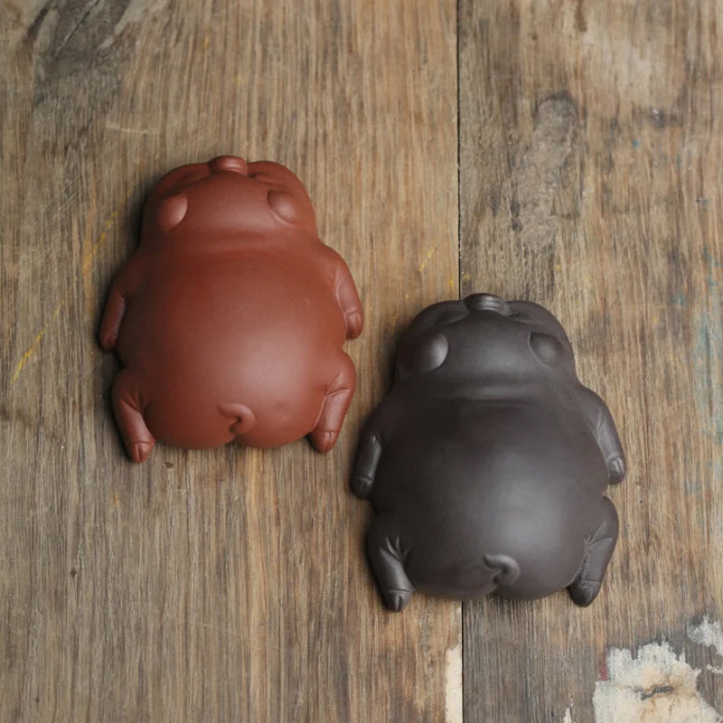 Mascottes de thé cochon en argile