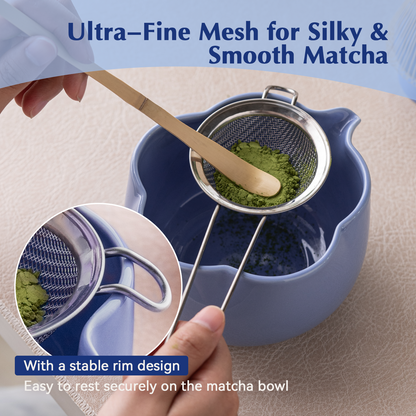 Set Matcha 500ml Pétale Bol Évasé Design Japonais