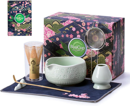 Set Matcha Sakura Menthe Vague Fleur Cerisier