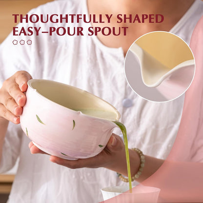 Set Matcha 600ml Cérémonie Bol Spacieux Glaçure