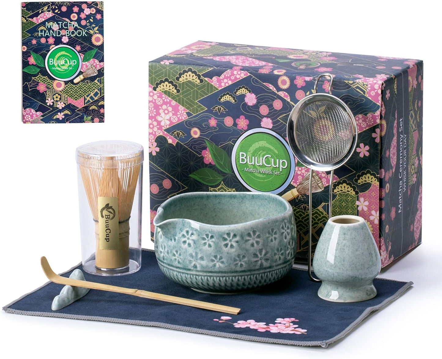 Set de Matcha cristaline bleu