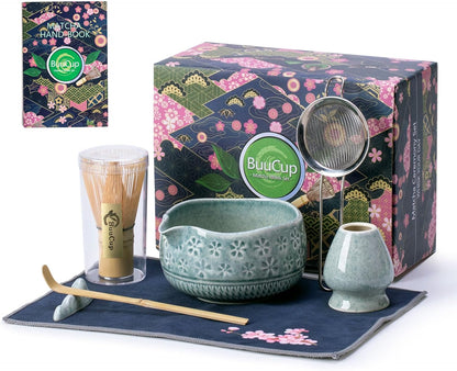 Set de Matcha cristaline bleu