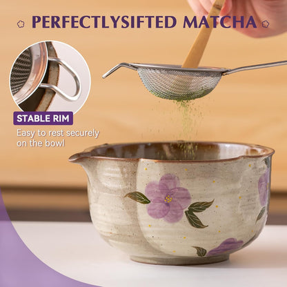 Set Matcha 600ml Fouet 76 Tines Bol Large Luxe