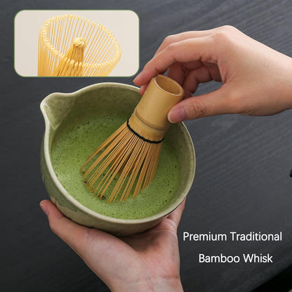 Set de Matcha 10 pièces 450ml fleurs épanouies