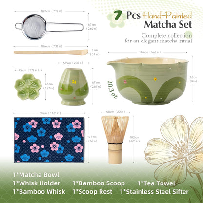 Set Matcha 600ml Grand Bol Céramique Artisan Zen