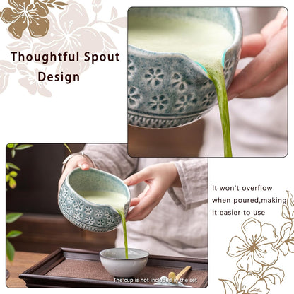 Set de Matcha cristaline bleu