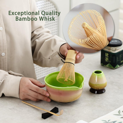 Set Matcha 500ml Cérémonie Jade Vert Naturel