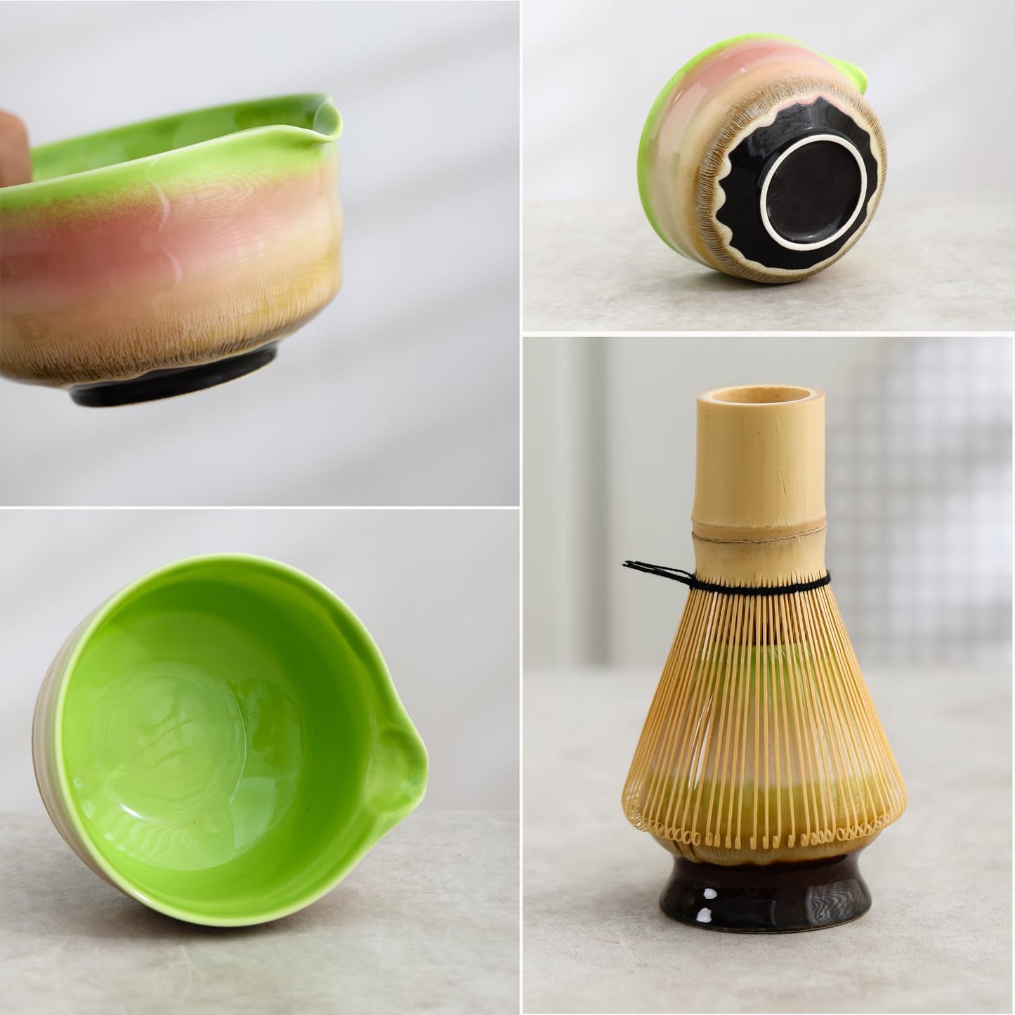 Set Matcha 500ml Cérémonie Jade Vert Naturel