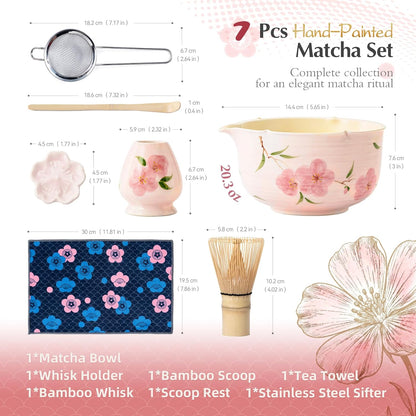 Set Matcha 600ml Cérémonie Bol Spacieux Glaçure