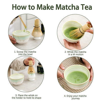 Set de matcha 300ml glaçure fluide