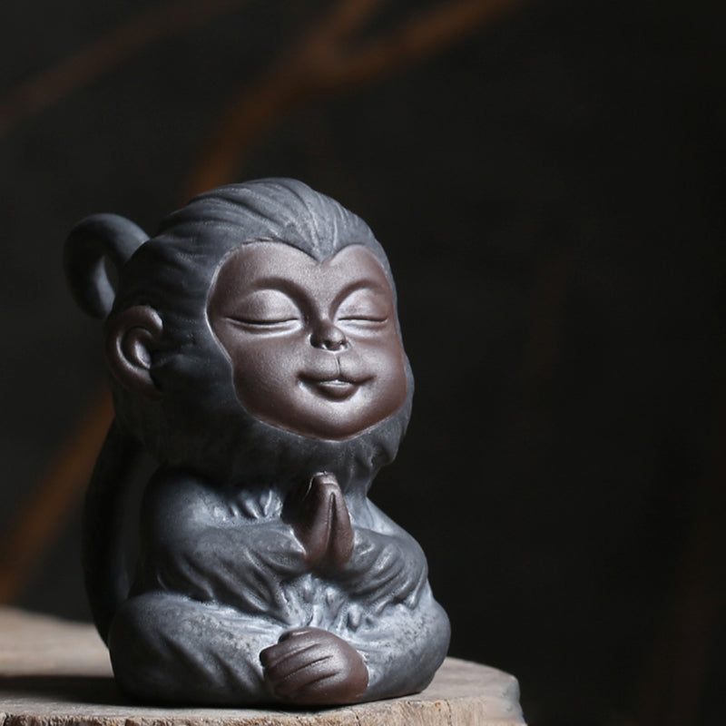 Mascottes de thé singe buddha