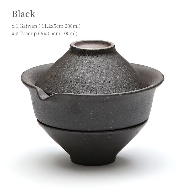 service à thé de voyage 200ml Gaiwan style