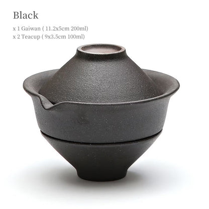 service à thé de voyage 200ml Gaiwan style