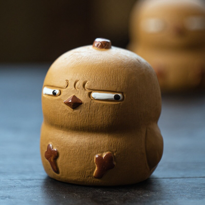 Mascotte de Thé Grue Longue Vie en Zisha