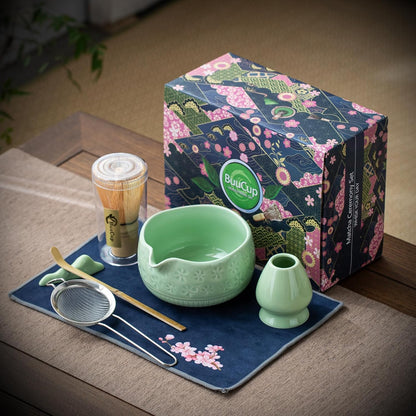 Set de Matcha sakura vert