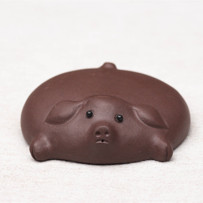 Mascotte de Thé Hibou Jade en Zisha