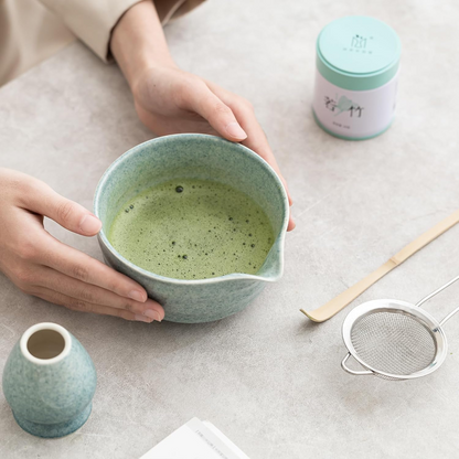 Set Matcha 500ml Bol Spout Design Moderne