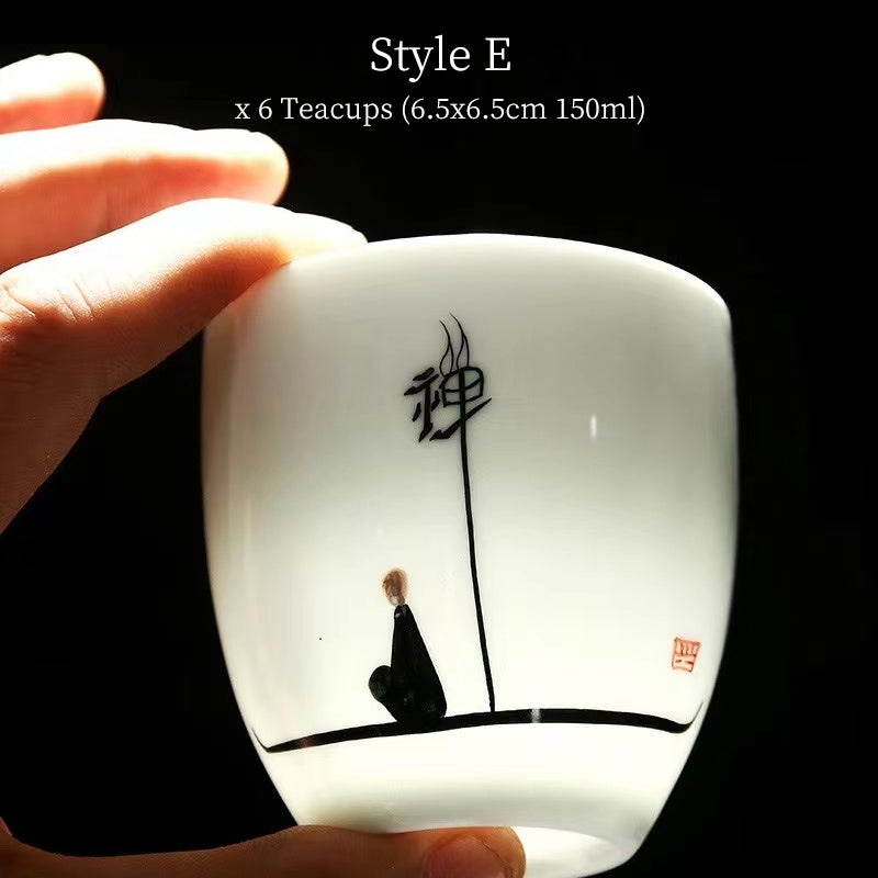 Tasse à thé céramique 150ml Granit