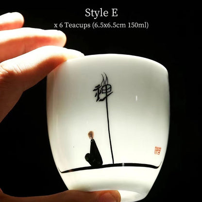 Tasse à thé céramique 150ml Granit
