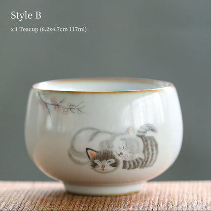 Tasse à thé céramique 115ml Moderne