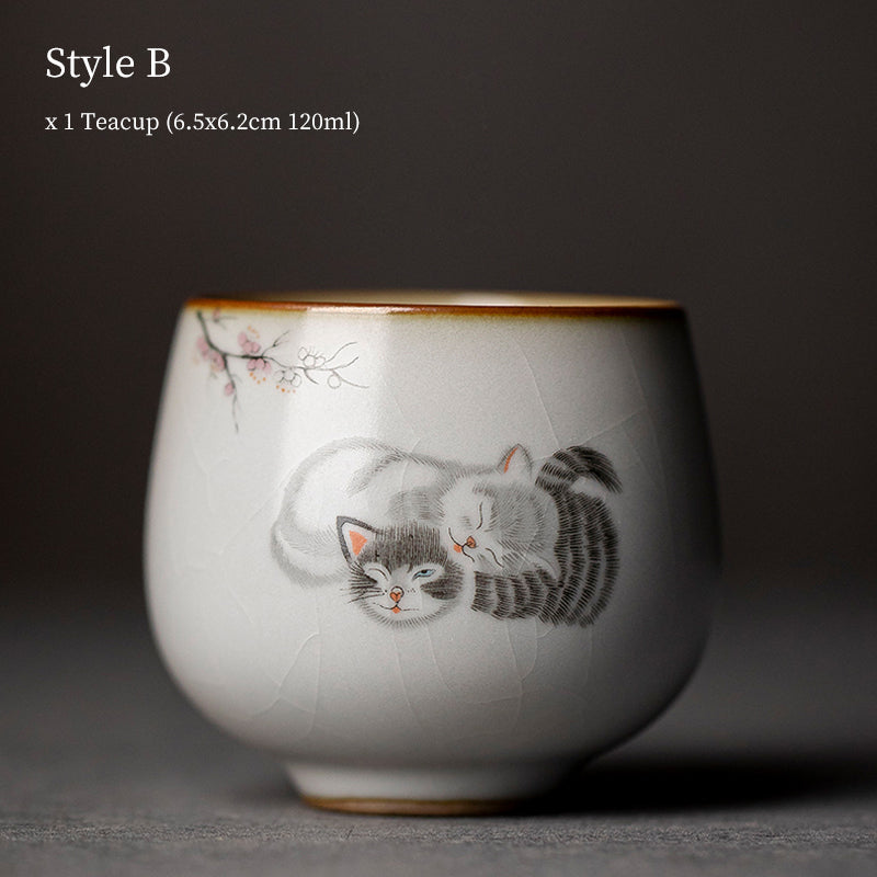 Tasse à thé céramique 120ml Blanche