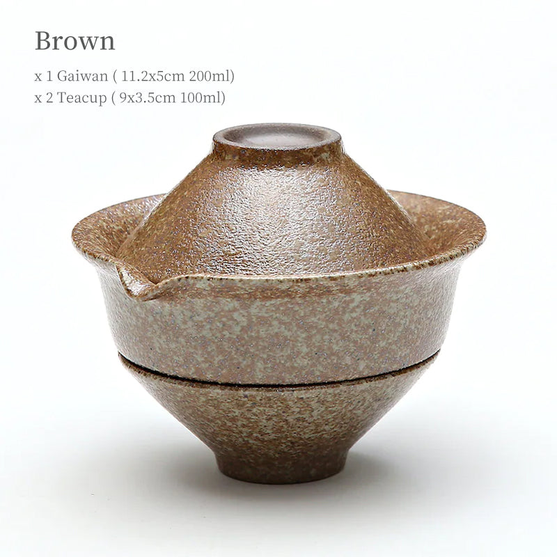 service à thé de voyage 200ml Gaiwan style