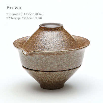 service à thé de voyage 200ml Gaiwan style