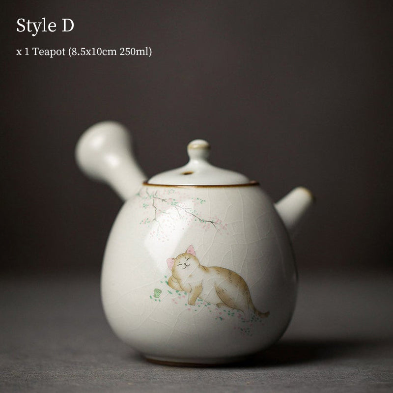 Théières en céramique Kyusu 250ml