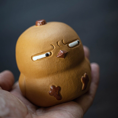 Mascotte de Thé Grue Longue Vie en Zisha